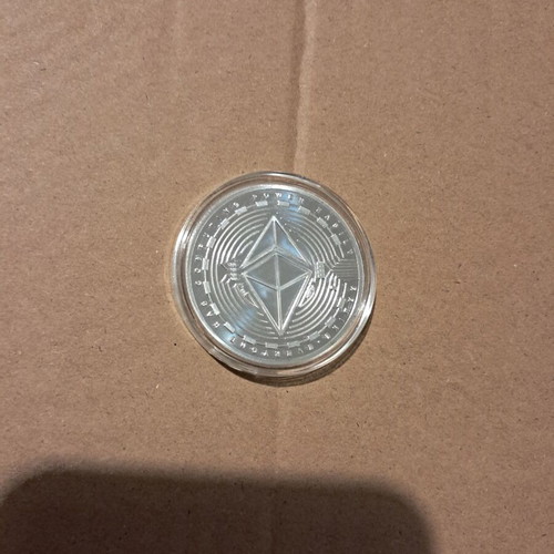 Collectible Ethereum coin silver new