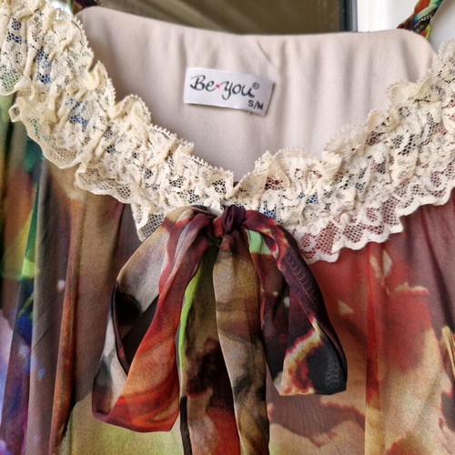Be You airy summer dress like new, multicolor, S/M
