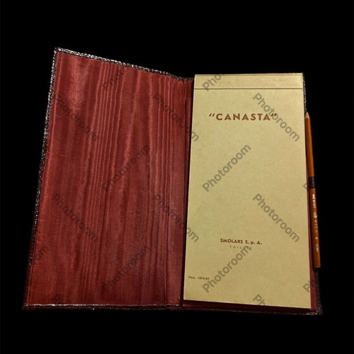 Canasta notebook set luxurious like new