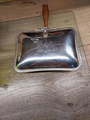 Vintage silver-plated ashtray like new silent butler