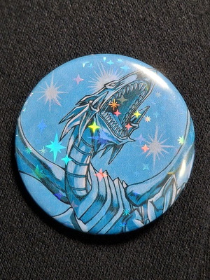Handmade Majesty with Eyes of Blue Foil Badge new