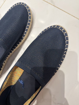 Zara Men Espadrilles Navy Blue Size 43 Like New