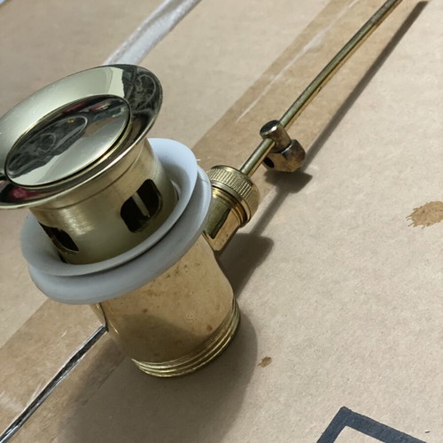 Ib-rubinetterie vintage sink faucet like new, brass
