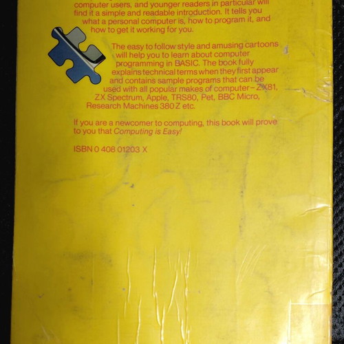Computing Is Easy book used, English