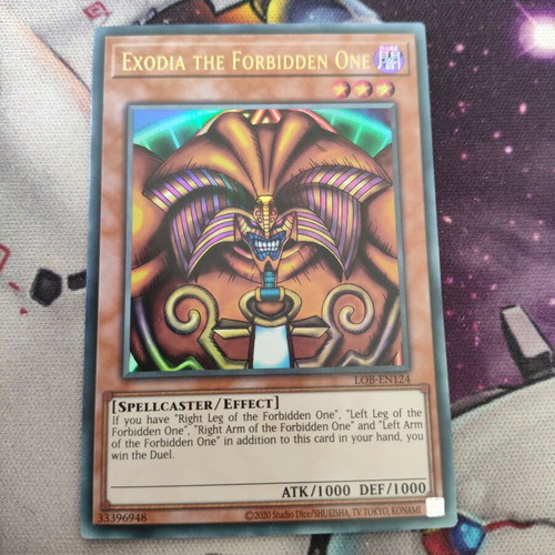 Exodia the Forbidden One Yu-Gi-Oh card Ultra Rare LOB like new