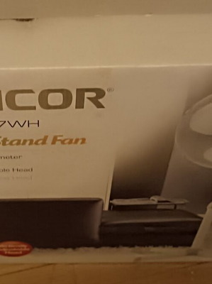 Sencor SFN 4047WH electric stand fan, new in box