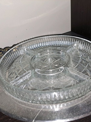 Nut tray new, crystal