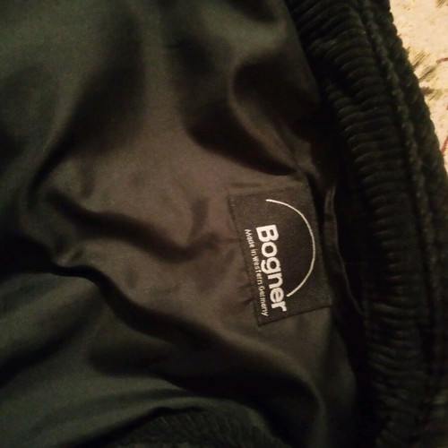 Bogner vintage jacket used, black, size L