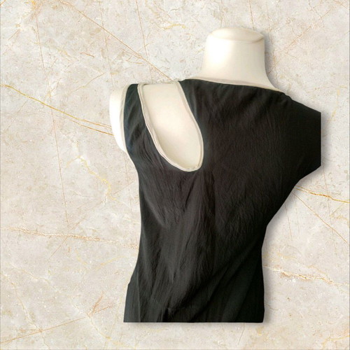 Silk tunic dress size S black like new
