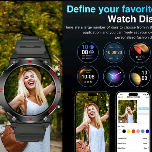 LAXASFIT 1.52 HD Screen Smart Watch