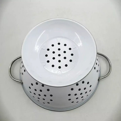 Colander 21cm with side handles white new