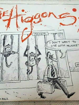 The Higsons I Don't Want To Live With Monkeys 7' μεταχειρισμένο, rock