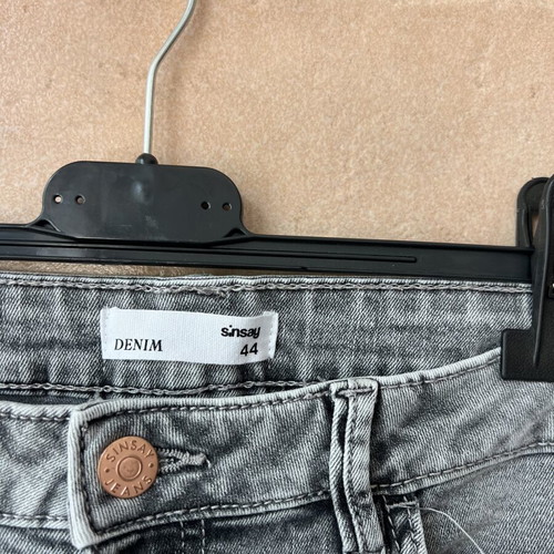 Sinsay grey jeans new, elastic XL 42 14