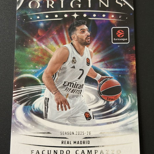 Facundo Campazzo 3-Card Lot new, numbered /25, Panini Euroleague 2025-26
