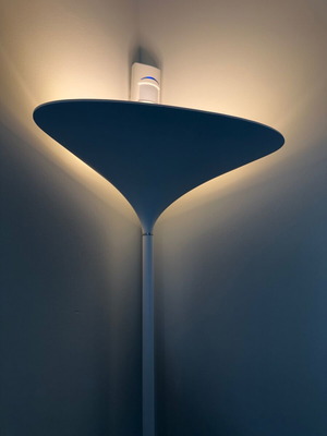 Rotaliana floor lamp new, white with dimmable light