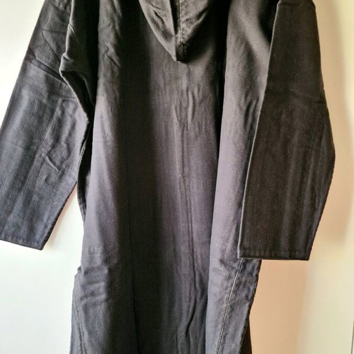 Moroccan men's kelebia like new, black, woolen