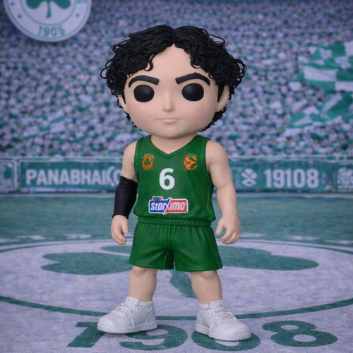 Jedi Osman Panathinaikos figure handmade new, PLA+