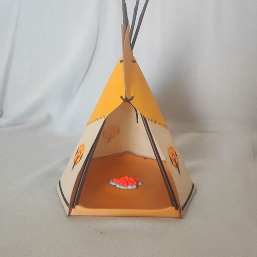 Playmobil Indian Tent, 1989 Geobra, Western series, vintage