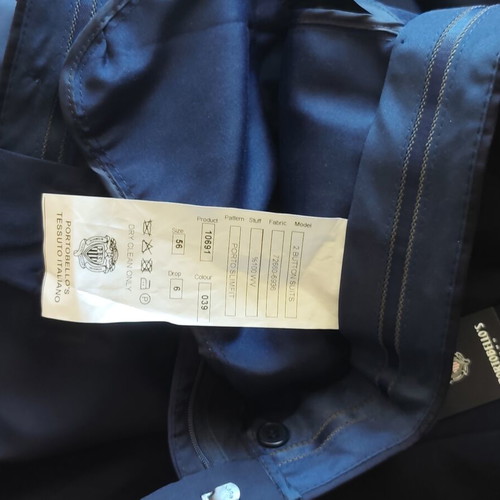 Portobellos men's suit new with tags size 56 blue