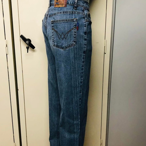 RE&X Pants used, size L, blue