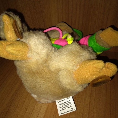 El Greco Plush Monkey Doll with Suction Cups like new
