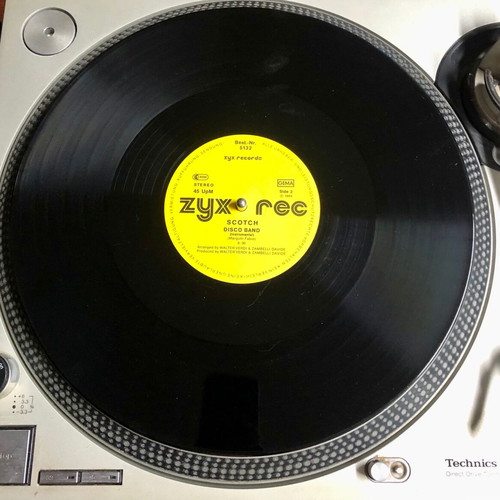1984 Scotch Disco Band vinyl used, pop maxi-single 12" 45 RPM stereo