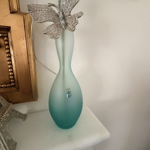 Baccarat vases like new, set of 2, made in Italy