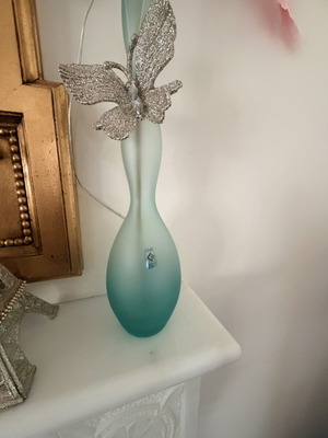 Baccarat vases like new, set of 2, made in Italy