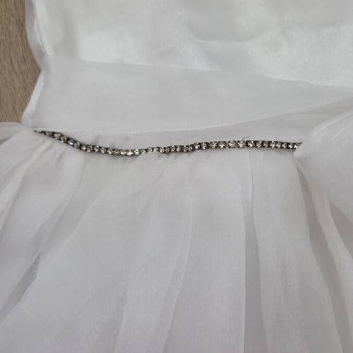 White dress for flower girl, ages 5 to 8