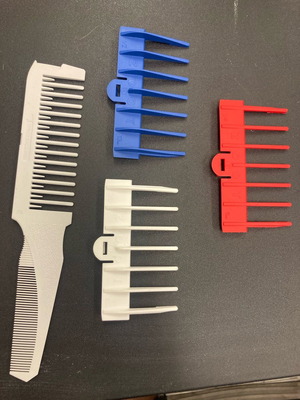Jack Dean Zoot Comb System με 3 προσθαφαιρούμενα χτενάκια