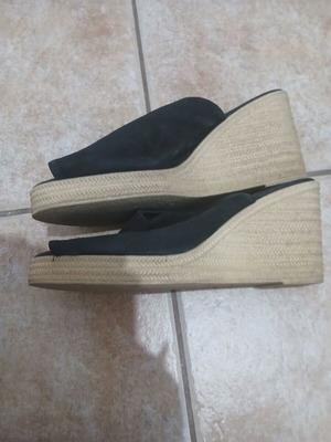 Black women's espadrilles size 41