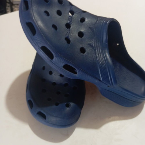 Flip flops size 44 navy blue with anatomical sole like new