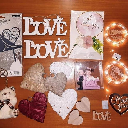 Craft decorations pack with love theme new