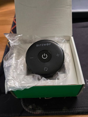 BlitzWolf BW-BR3 Bluetooth transmitter and receiver used with aptX
