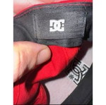 DC hat used, red and green