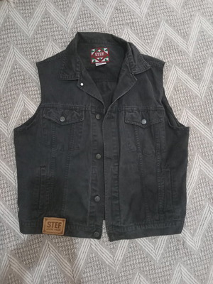 Abercrombie & Fitch vest used, black, size M