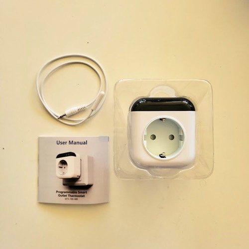 Liropau Smart WiFi Plug with Thermostat and External Temperature Sensor 15A