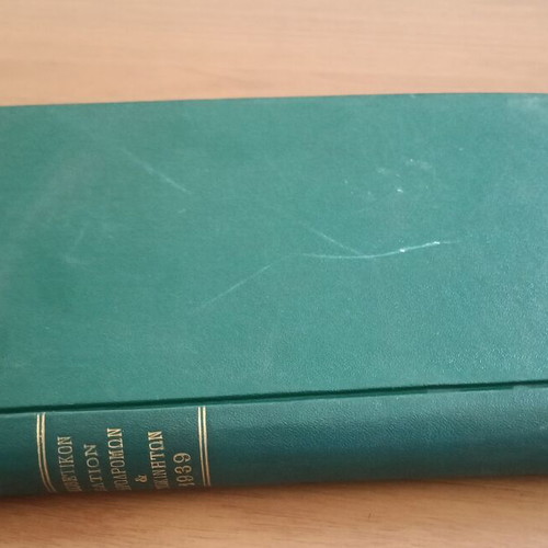 Νομοθεσία Σιδηροδρόμων και Αυτοκινήτων 1939 βιβλίο