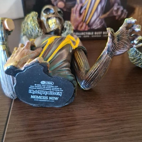 Iron Maiden licensed resin statue box