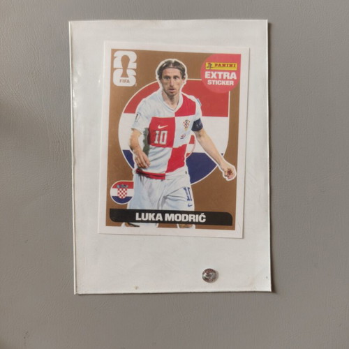 Luka Modrić Extra Sticker Panini Bronze new