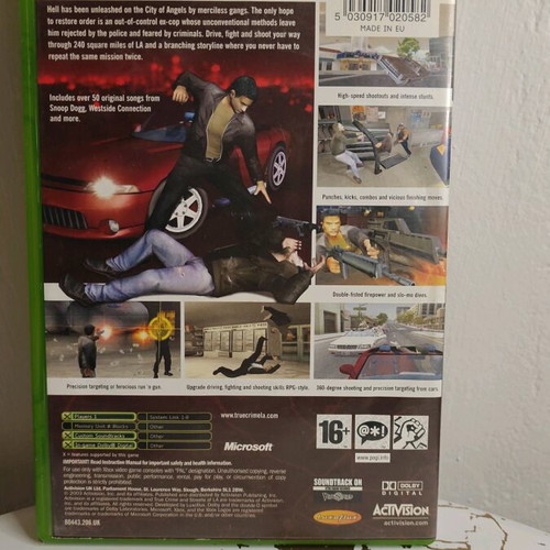 True Crime Streets of LA Xbox Original used