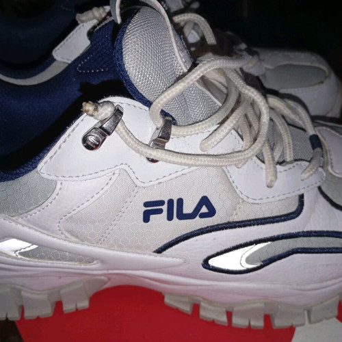 Fila sneakers like new, white and blue, size 44