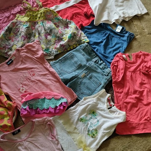 Girls clothing used, pack of 15 pieces, ages 3-24 months
