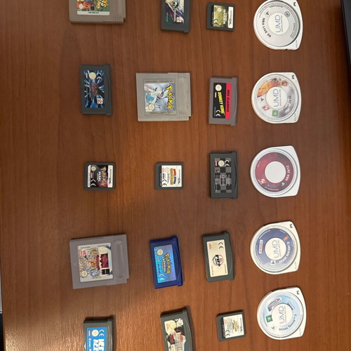 Mega Retro Bundle Nintendo DS Silver PSP with 17 Games used