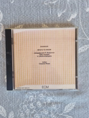 Shankar Who's To Know CD like new, classic Indian music