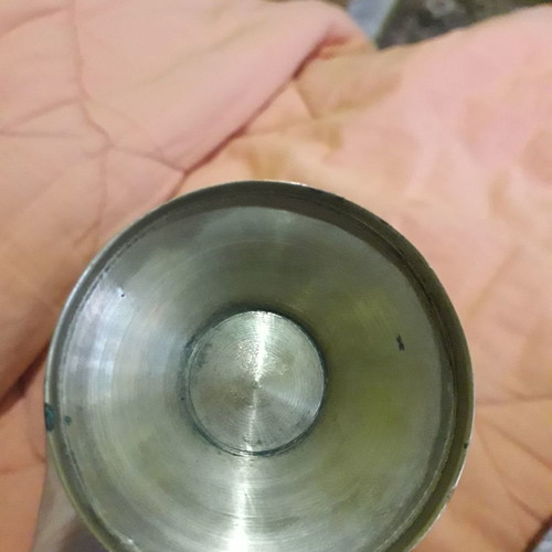 Japanese vase used lacquer with shell design