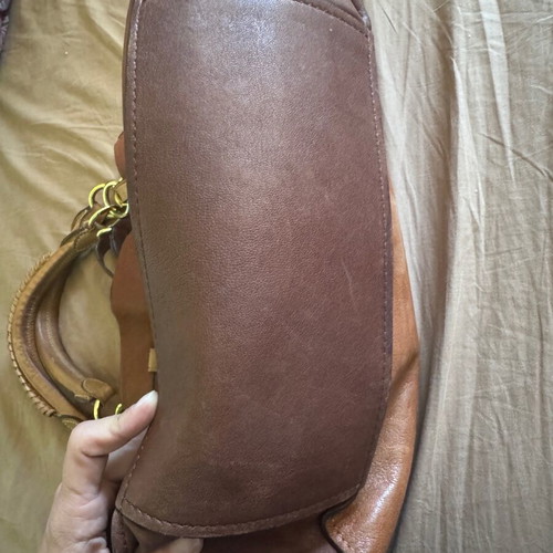 Miu Miu tote bag like new, cognac color
