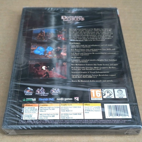 Dungeon Lords MMXII PC DVD-ROM sealed