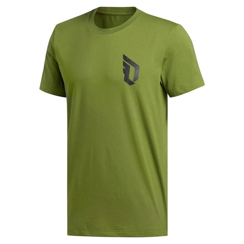 Adidas Damian Lillard Dame Verb Climalite T-shirt, medium, green