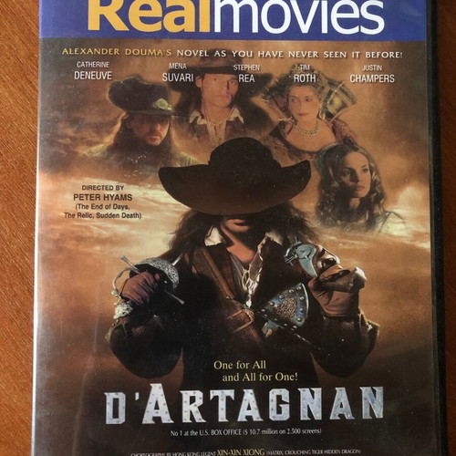 D'Artagnan DVD like new with subtitles, slimcase